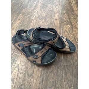 MENS Ecco Yucatan‎ Size 45 US 11 Brown Sport Outdoor Trail Hiking Water Sandals